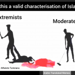 extremist moderate atheist Tunisians cleaning after logic islam religion of peace
