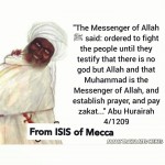 ISIS of mecca Muhammad muhammed mohammed killing ordered messenger of allah prayer zakat tax abu hurariah