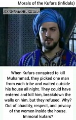 morality of kufar infidels muhammad mohammad the hijrah morals