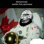 Muhammad astronaut baraq flying donkey Mohammed funny Muhammad astronaut baraq flying donkey Mohammed funny