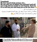 Shaking hands with women haram