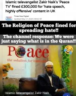 Peace TV penalized Zakri Naki