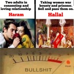 Love is haram owning women as sex slaves hallal.