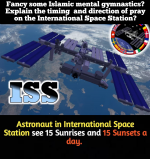 How to pray on the international space station?