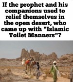 Where did we learn toilet manners?