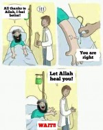 Medical help from Allah or science?